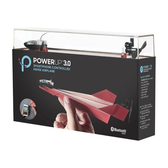 PowerUp 3.0 Smartphone Controlled Paper Airplane - NIB - Picture 1 of 7